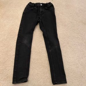 H&M Black Skinny Fit Denim Jeans Size 7
